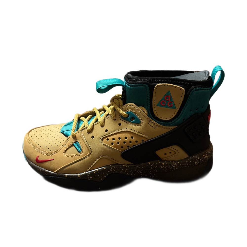 Nike Kids' Tan and Teal High-Top Sneakers